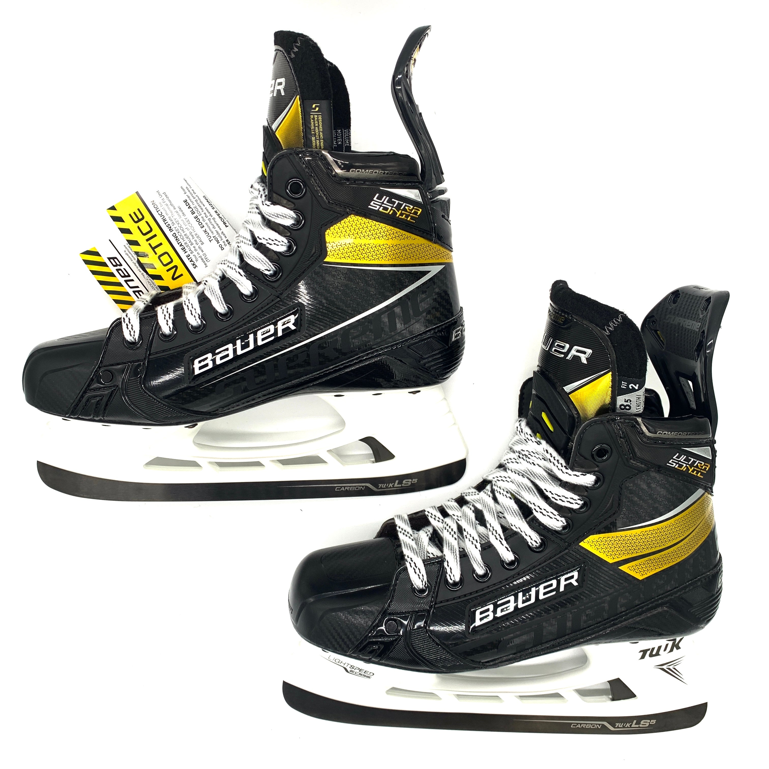 Patins de hockey Bauer Supreme Ultrasonic - Pro Stock - Taille 8,5 Fit 2